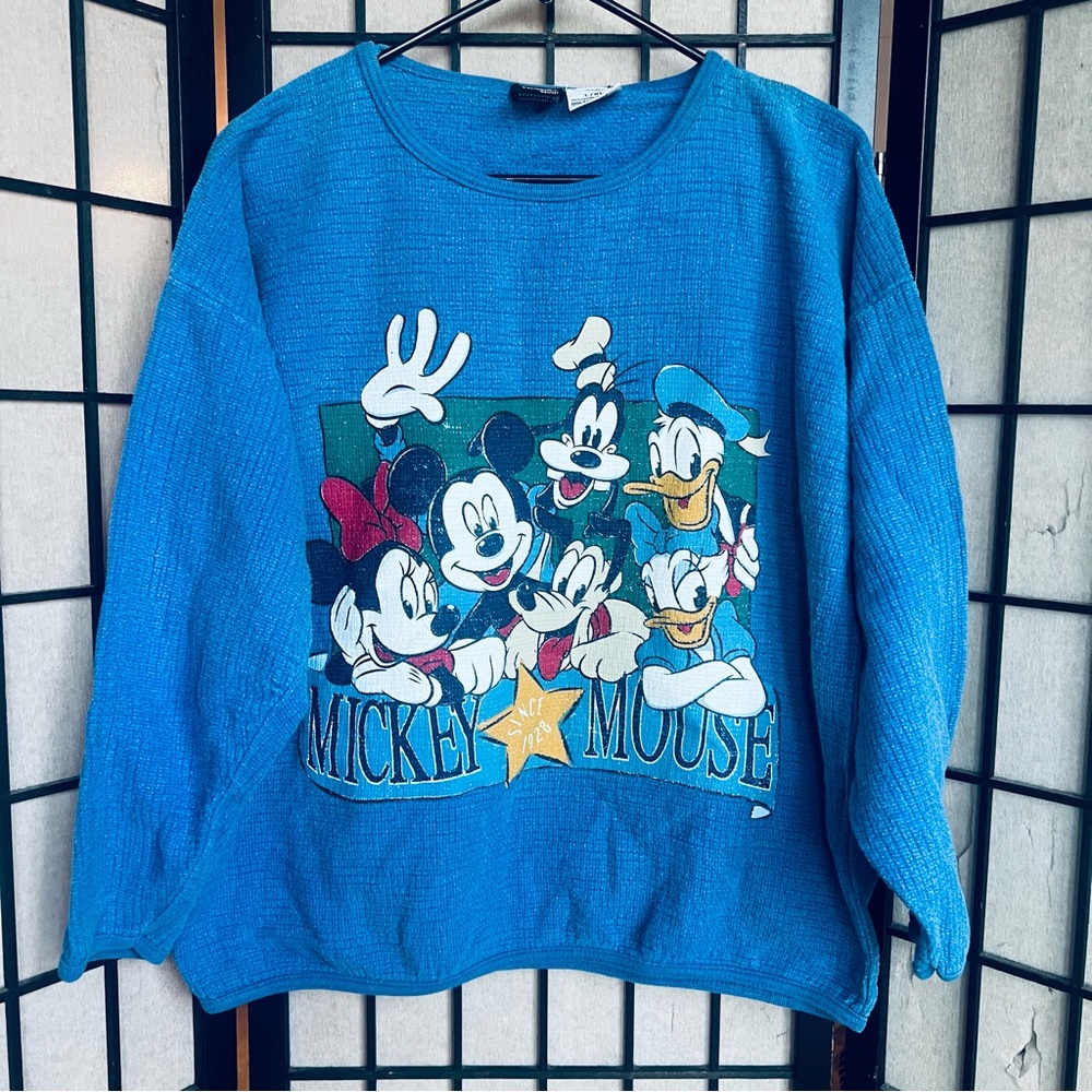 Blue Mickey Mouse Sweater
